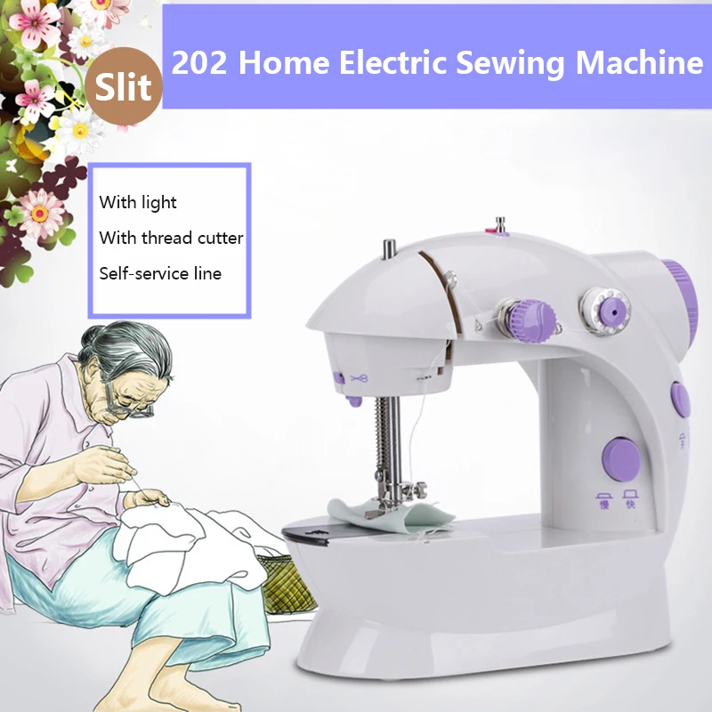 Portable Household Mini Hand Sewing Machine Quick Stitch Sew Needlework Cordless Clothes Fabrics Electronic 202 Sewing Machine
Portable Household Mini Hand Sewing Machine Quick Stitch Sew Needlework Cordless Clothes Fabrics Electronic 202 Sewing Machine