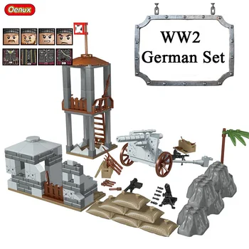 Oenux New World War 2 Mini Army Soldiers Figure Military Building Block WW2 Military Weapons Model Brick MOC Toy Kids Xmas Gift
Oenux New World War 2 Mini Army Soldiers Figure Military Building Block WW2 Military Weapons Model Brick MOC Toy Kids Xmas Gift