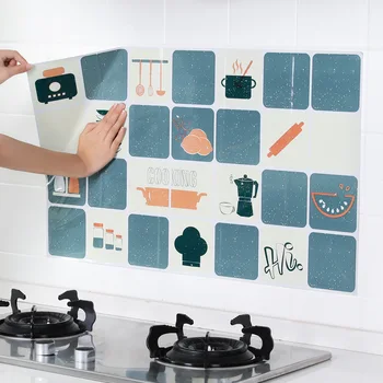 45*75cm Kitchen Wall Stickers Vinyl Wall Decals for Kitchen Waterproof Sticker Tile Sticker DIY Wallpaper Mural Home Decoration
45*75cm Kitchen Wall Stickers Vinyl Wall Decals for Kitchen Waterproof Sticker Tile Sticker DIY Wallpaper Mural Home Decoration