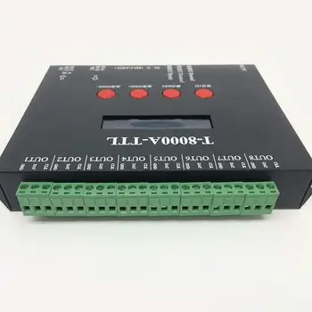 8 port off-line T-8000A led sd card pixel controller,SPI(TTL)signal output,can control max 1024*8ports=8192pixels Programmable Controller
8 port off-line T-8000A led sd card pixel controller,SPI(TTL)signal output,can control max 1024*8ports=8192pixels Programmable Controller