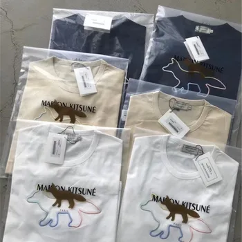 Top Quality 2020ss Fox Embroidery Maison KITSUNE T Shirt Men Women Couples Maison KITSUNE Tees 100% Cotton T-Shirt
Top Quality 2020ss Fox Embroidery Maison KITSUNE T Shirt Men Women Couples Maison KITSUNE Tees 100% Cotton T-Shirt