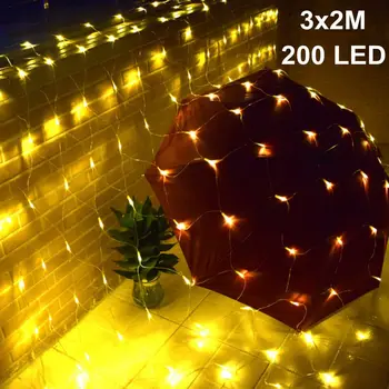 LED Net Light 3*2M LED Net Mesh Fairy String Light Garland Window Curtain Christmas Fairy Light Wedding Party Holiday Light 220V
LED Net Light 3*2M LED Net Mesh Fairy String Light Garland Window Curtain Christmas Fairy Light Wedding Party Holiday Light 220V