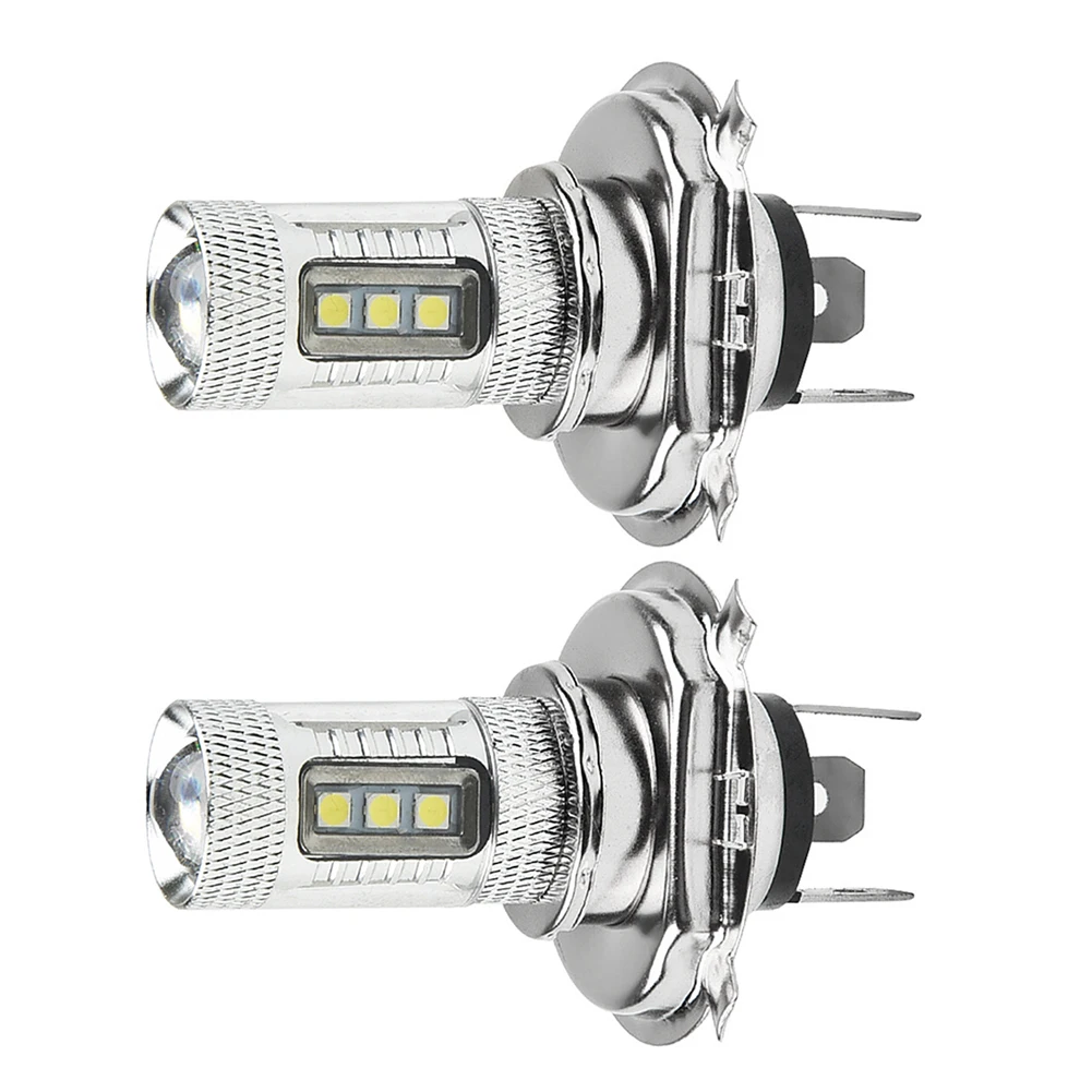 

2Pcs LED Headlight Auto White 100W 8000K Lamp 1800LM Bulbs DC 12V-24V Super bright Tail lights Durable Portable