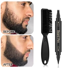 Beard Pencil Double Head Pencil With Four Fork Tip Head Waterproof And Sweatproof And 1 Brush Beard Filling Hairline Shaping Pen
Beard Pencil Double Head Pencil With Four Fork Tip Head Waterproof And Sweatproof And 1 Brush Beard Filling Hairline Shaping Pen