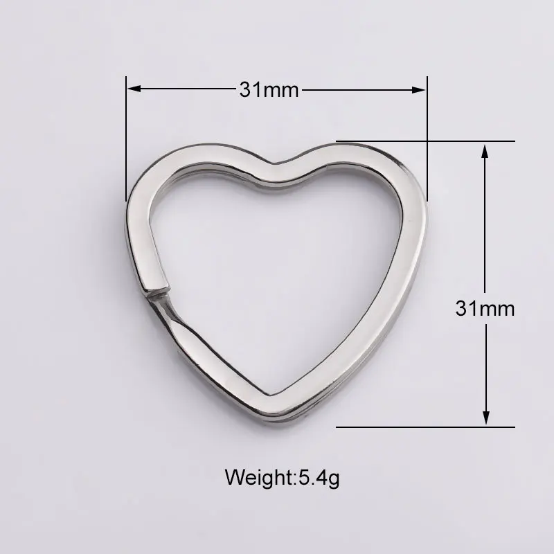Peach Heart Stainless Steel Hole Key Ring Key Chain 20pcs 3.1*3.1cm Mirror polished Round Split Cute Keychainn jewelry making
Peach Heart Stainless Steel Hole Key Ring Key Chain 20pcs 3.1*3.1cm Mirror polished Round Split Cute Keychainn jewelry making