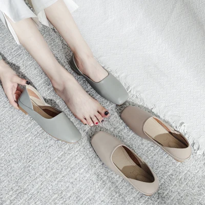 Korean version of the 2020 autumn new soft leather shallow single shoes wild flat bottom women's shoes comfortable
Korean version of the 2020 autumn new soft leather shallow single shoes wild flat bottom women's shoes comfortable