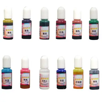 12 Colors Art Ink Natural Resin Pigment Kit Liquid Colorant Dye Ink Diffusion UV Epoxy Resin Jewelry Making Tools
12 Colors Art Ink Natural Resin Pigment Kit Liquid Colorant Dye Ink Diffusion UV Epoxy Resin Jewelry Making Tools