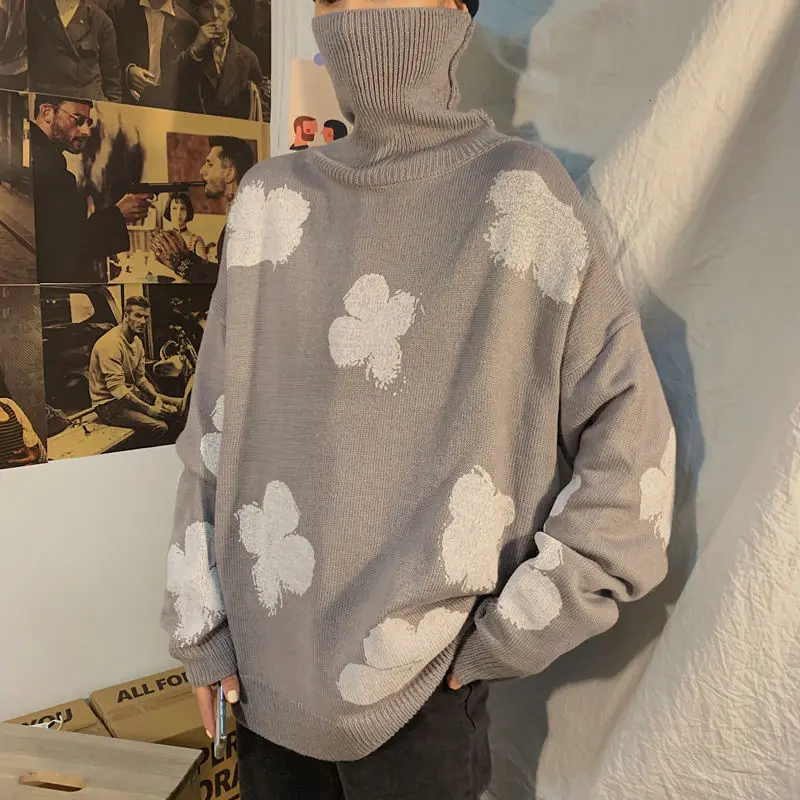2020 Autumn New Youth Popular Couple Simple Personality Printing High Neck Loose Knit Sweater Fashion Casual Bottoming Pullover
2020 Autumn New Youth Popular Couple Simple Personality Printing High Neck Loose Knit Sweater Fashion Casual Bottoming Pullover