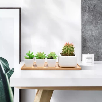 1pc Wooden Bamboo Tray Plant Flower Pot Saucer Tray Simple Elegan Design Home Decor Rectangle Shape Succulent Cactus Holder Pot
1pc Wooden Bamboo Tray Plant Flower Pot Saucer Tray Simple Elegan Design Home Decor Rectangle Shape Succulent Cactus Holder Pot