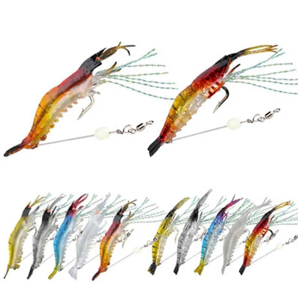 Luminous Flat claw/classic Biomimetic Creative Hook Worm Silicone Sea Fishing Prawn Lure Shrimp Fake Bait
Luminous Flat claw/classic Biomimetic Creative Hook Worm Silicone Sea Fishing Prawn Lure Shrimp Fake Bait