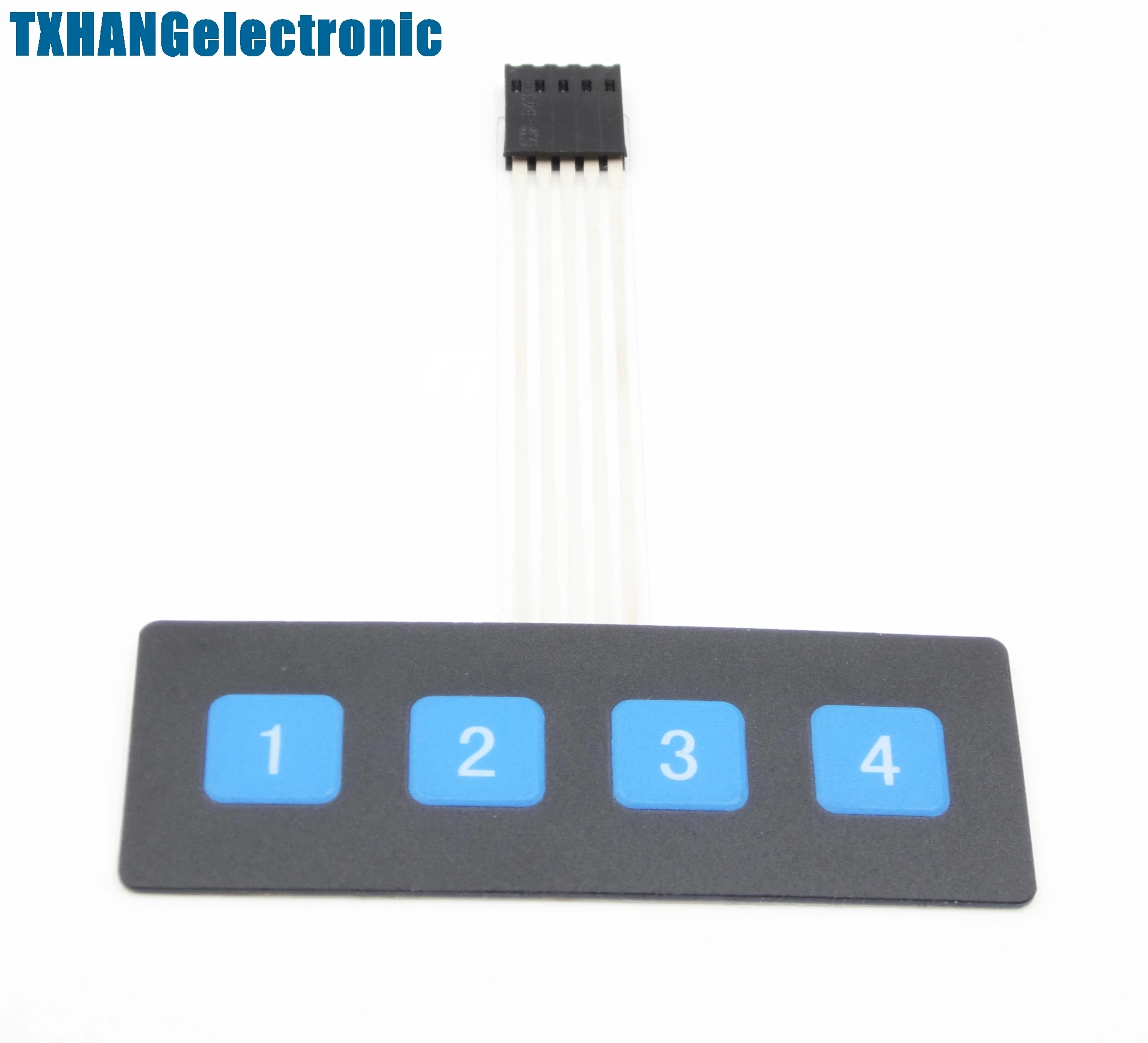 5 1x4 key matrix membrane switch control panel ultra-thin keyboard diy kit electronic accessories compatible board tantalum
5 1x4 key matrix membrane switch control panel ultra-thin keyboard diy kit electronic accessories compatible board tantalum