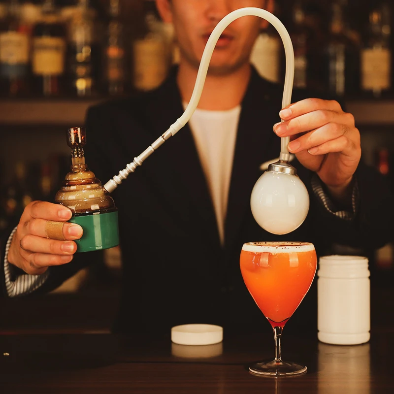 Smoke Bubble Maker Electronic Smoked Scent Maker Molecular Cocktail Cooking Smoked Barrel Molecular Cocktail Tool Bar Wine Item
Smoke Bubble Maker Electronic Smoked Scent Maker Molecular Cocktail Cooking Smoked Barrel Molecular Cocktail Tool Bar Wine Item