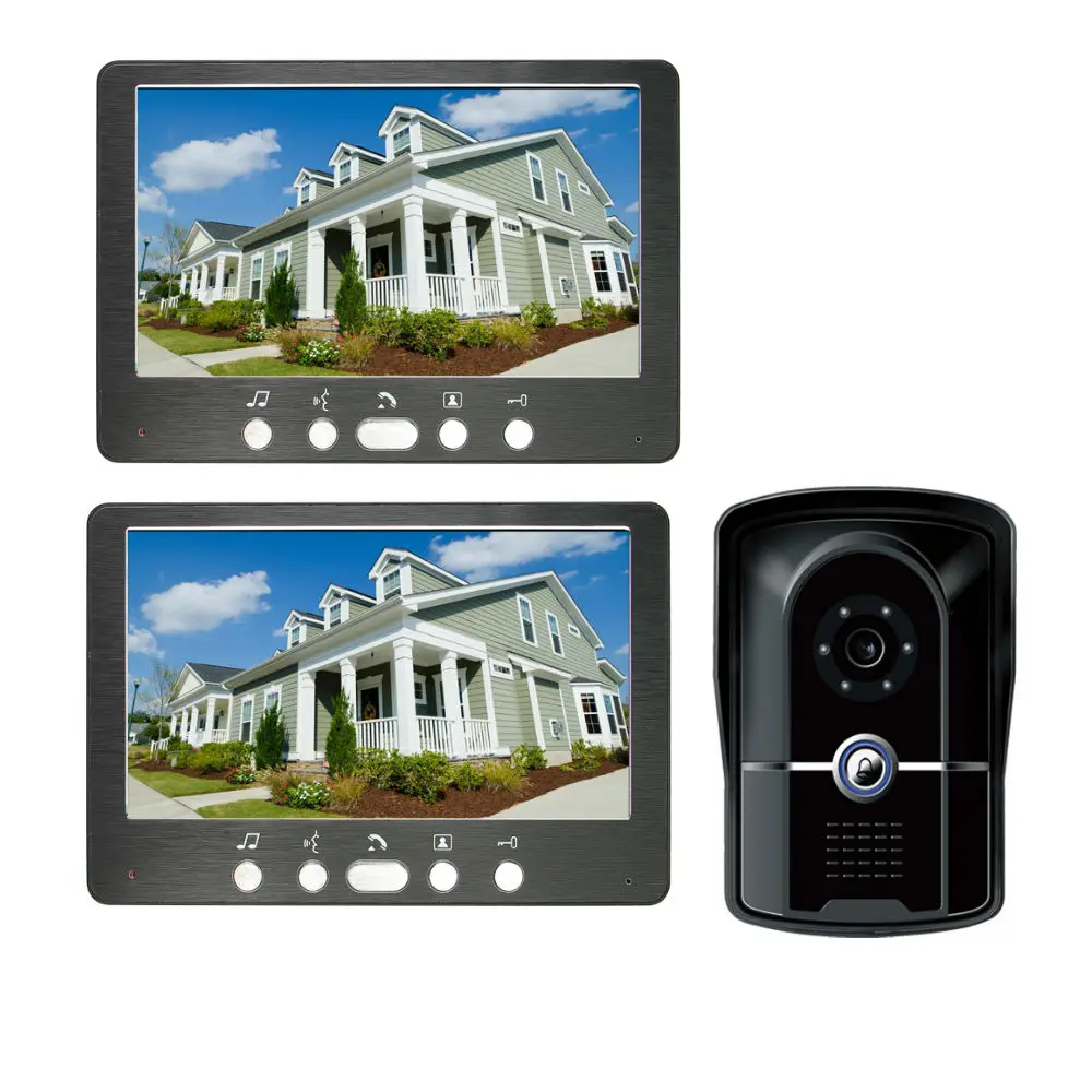 Visual Intercom Doorbell 7'' TFT LCD Wired Video Door Phone System Indoor Monitor 700TVL Outdoor IR Camera Support Unlock
Visual Intercom Doorbell 7'' TFT LCD Wired Video Door Phone System Indoor Monitor 700TVL Outdoor IR Camera Support Unlock