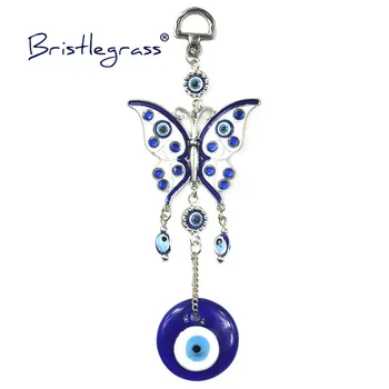 BRISTLEGRASS Turkish Blue Evil Eye White Butterfly Amulets Lucky Charms Wall Hanging Pendants Pendulum Blessing Protection Decor 
BRISTLEGRASS Turkish Blue Evil Eye White Butterfly Amulets Lucky Charms Wall Hanging Pendants Pendulum Blessing Protection Decor