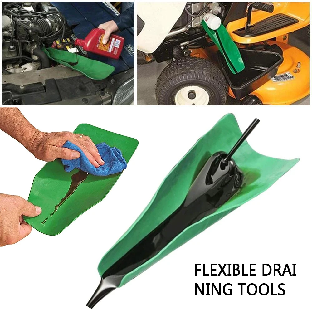 30*20CM Green Multifunction Oil Guide Plate Form A Funnel Flexible Practical Draining Tool for Car Truck General Purpose
30*20CM Green Multifunction Oil Guide Plate Form A Funnel Flexible Practical Draining Tool for Car Truck General Purpose