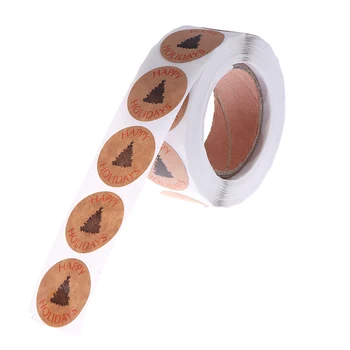 Merry Christmas Kraft Handmade Sticker Card Box Package Label Sealing Decor christmas decoration holiday gift tag roll stickers
Merry Christmas Kraft Handmade Sticker Card Box Package Label Sealing Decor christmas decoration holiday gift tag roll stickers