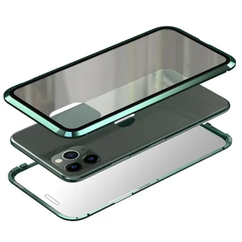 Double Sides Tempered Glass Transparent Magneto Phone Shell Protective Case Front Back Cover for iPhone 11, 11Pro, 11 Pro Max
Double Sides Tempered Glass Transparent Magneto Phone Shell Protective Case Front Back Cover for iPhone 11, 11Pro, 11 Pro Max