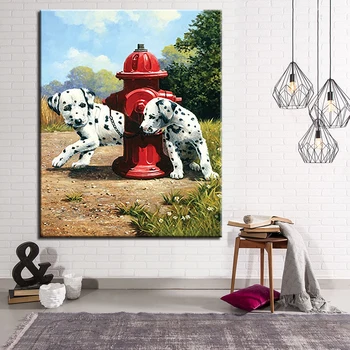 Modular Framework By Numbers Fashion Artwork Drawing Animal Canvas Pictures DIY Oil Abstract Spotty Dog Painting Home Decoration
Modular Framework By Numbers Fashion Artwork Drawing Animal Canvas Pictures DIY Oil Abstract Spotty Dog Painting Home Decoration