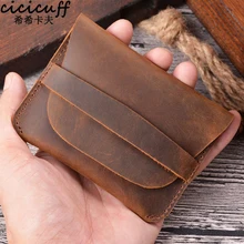 Original Leather Coin Purse for Men 100% Leather Card Wallet Male Slim Small Purse Credit ID Cards Holder Men Business Card Case
Original Leather Coin Purse for Men 100% Leather Card Wallet Male Slim Small Purse Credit ID Cards Holder Men Business Card Case