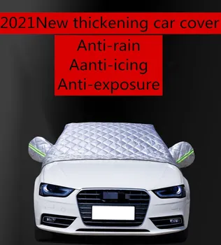 Winter Thickening Car Windshield Cover Rear View Mirror Covers Outdoor Anti-frost Dust Proof Heat Proof For Sedan SUV Hatchback