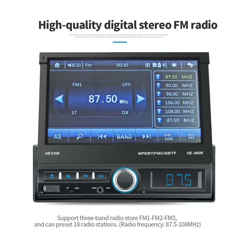 New Wireless Blurtooth Car Player U Disk Machine Card Player Bluetooth Player Car Audio Short Car Radio Car Accessories
New Wireless Blurtooth Car Player U Disk Machine Card Player Bluetooth Player Car Audio Short Car Radio Car Accessories