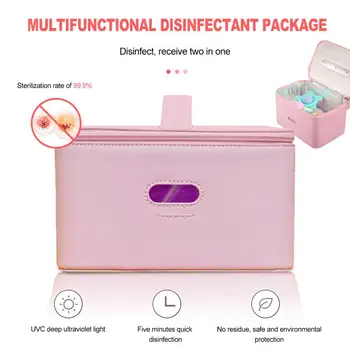 Anti-epidemic Virus Ozone Active Oxygen Led Sterilization Package Underwear Disinfection Bag UVC Ultraviolet Disinfection Box
Anti-epidemic Virus Ozone Active Oxygen Led Sterilization Package Underwear Disinfection Bag UVC Ultraviolet Disinfection Box