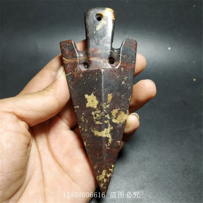 Нефритовая коллекция Hongshan Culture, высокоплотная красная железная стрела метеорита, Нефритовый пестик
Нефритовая коллекция Hongshan Culture, высокоплотная красная железная стрела метеорита, Нефритовый пестик