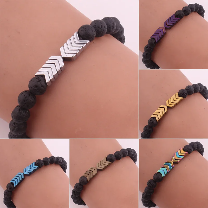 Droppshiping Sacred Arrow Nature Lava Stone Diffuser Men Women Bracelet Health Care d88
Droppshiping Sacred Arrow Nature Lava Stone Diffuser Men Women Bracelet Health Care d88
