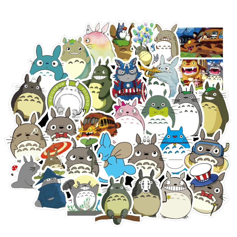 50PCS Cartoon Totoro Spirited Away Girl Stickers Skateboard Suitcase Guitar Children Graffiti Sticker Kids Toy Free Shipping
50PCS Cartoon Totoro Spirited Away Girl Stickers Skateboard Suitcase Guitar Children Graffiti Sticker Kids Toy Free Shipping