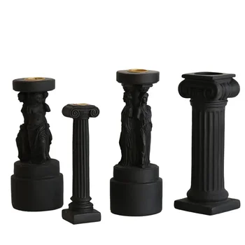 Roman Column Candlestick Home Decoration Accessories Handmade Resin Figurines Wedding Decoration Candle Holder Living Room Decor
Roman Column Candlestick Home Decoration Accessories Handmade Resin Figurines Wedding Decoration Candle Holder Living Room Decor