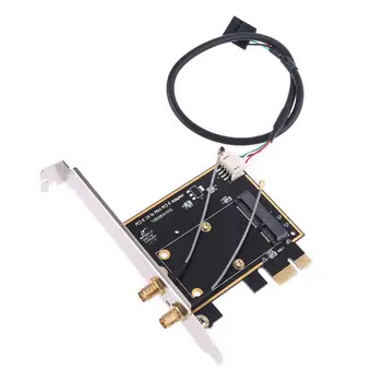 Wifi Adapter PCI-E 1X To Mini Pci Express Wifi Raiser PCI-E 1X Support Bluetooth N1HD
Wifi Adapter PCI-E 1X To Mini Pci Express Wifi Raiser PCI-E 1X Support Bluetooth N1HD