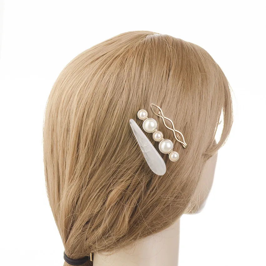 Hair Accessories Pearl Pattern Word Clip Simple And Fashionable Temperament High-End Versatile Ladies Irregular Wave Patterns
Hair Accessories Pearl Pattern Word Clip Simple And Fashionable Temperament High-End Versatile Ladies Irregular Wave Patterns