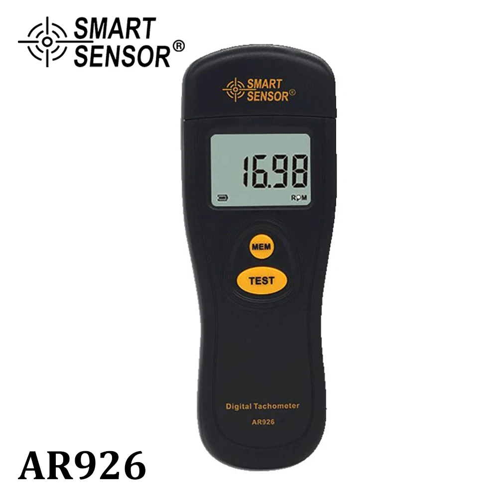 SMART SENSOR Digital Tachometer Rotational Speed Meter Photoelectric Speedometer Non Contact Measuring 2.5~99999RPM Tester
SMART SENSOR Digital Tachometer Rotational Speed Meter Photoelectric Speedometer Non Contact Measuring 2.5~99999RPM Tester