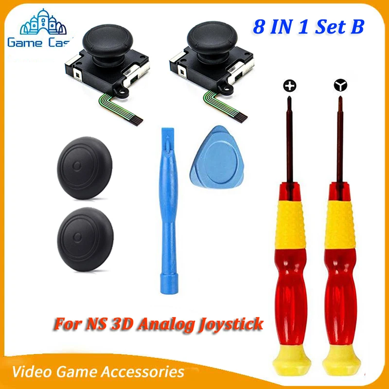 3D Analog Gamepad Switch Thumb Stick for Nintend NS Joy Con Joystic Sensor Module Repair Tool for JoyCon Replacement+Driver tool
3D Analog Gamepad Switch Thumb Stick for Nintend NS Joy Con Joystic Sensor Module Repair Tool for JoyCon Replacement+Driver tool