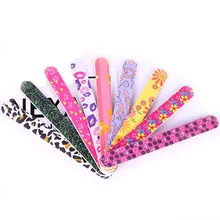 10 pçs/lote Lixa De Unha 100/180 Lustrando Lixar Buffer Do Bloco Manicure Pedicure Polonês Ferramentas de Beleza Profissional Do Prego Arquivos Cinza Barco(China)