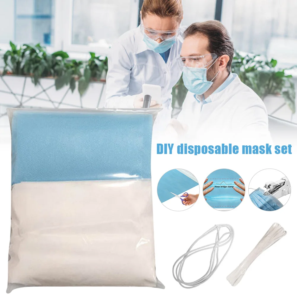 2020 New DIY Self Made Mask Material Set Non-woven Fabric Mask Rope Nose Bridge Clip N66
2020 New DIY Self Made Mask Material Set Non-woven Fabric Mask Rope Nose Bridge Clip N66