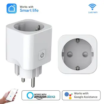 Smart Home Mini Standard EU Smart Wifi Plug With Power Monitor, Smart Socket Outlet Works With Google Home, Alexa Voice Control
Smart Home Mini Standard EU Smart Wifi Plug With Power Monitor, Smart Socket Outlet Works With Google Home, Alexa Voice Control