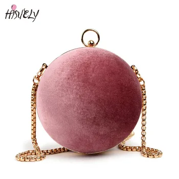 Matte Round Ball Handbags Women Famous Brand Retro Leather Velvet Box Bag Fashion Chain Shoulder Clutches Bags Evening Bag Party 
Matte Round Ball Handbags Women Famous Brand Retro Leather Velvet Box Bag Fashion Chain Shoulder Clutches Bags Evening Bag Party