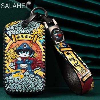 Genuine Leather Car Key Case Leather For Volvo XC40 XC60 S90 XC90 2016-2018 V90 Keychain Bag Remote Protector Car Accessories
Genuine Leather Car Key Case Leather For Volvo XC40 XC60 S90 XC90 2016-2018 V90 Keychain Bag Remote Protector Car Accessories