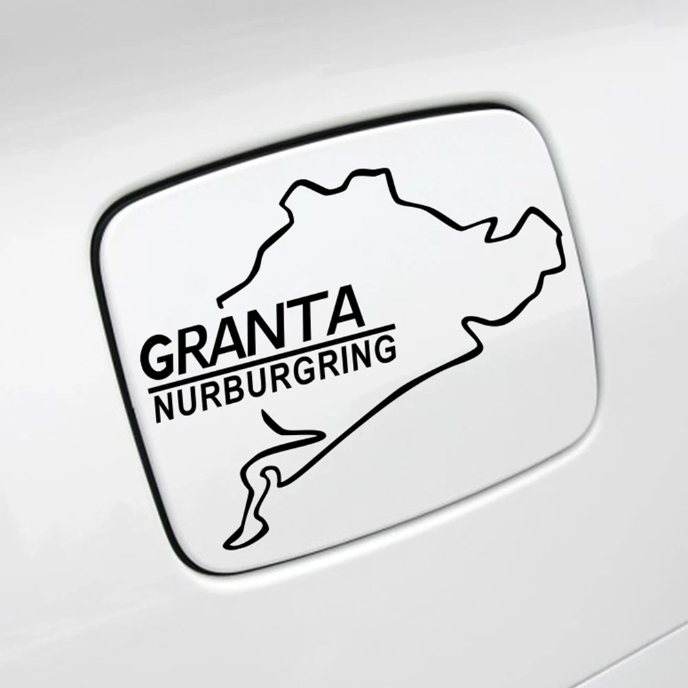 Стайлинг автомобиля топливный бак крышка гонки Nurburgring наклейки для Lada Granta