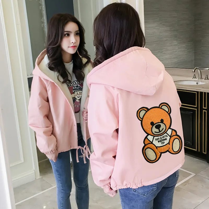 Photo Shoot 2019 Autumn And Winter New Style Korean-style Large Size Students Mid-length Lambs Wool Hooded Cotton-padded Clothes
Photo Shoot 2019 Autumn And Winter New Style Korean-style Large Size Students Mid-length Lambs Wool Hooded Cotton-padded Clothes