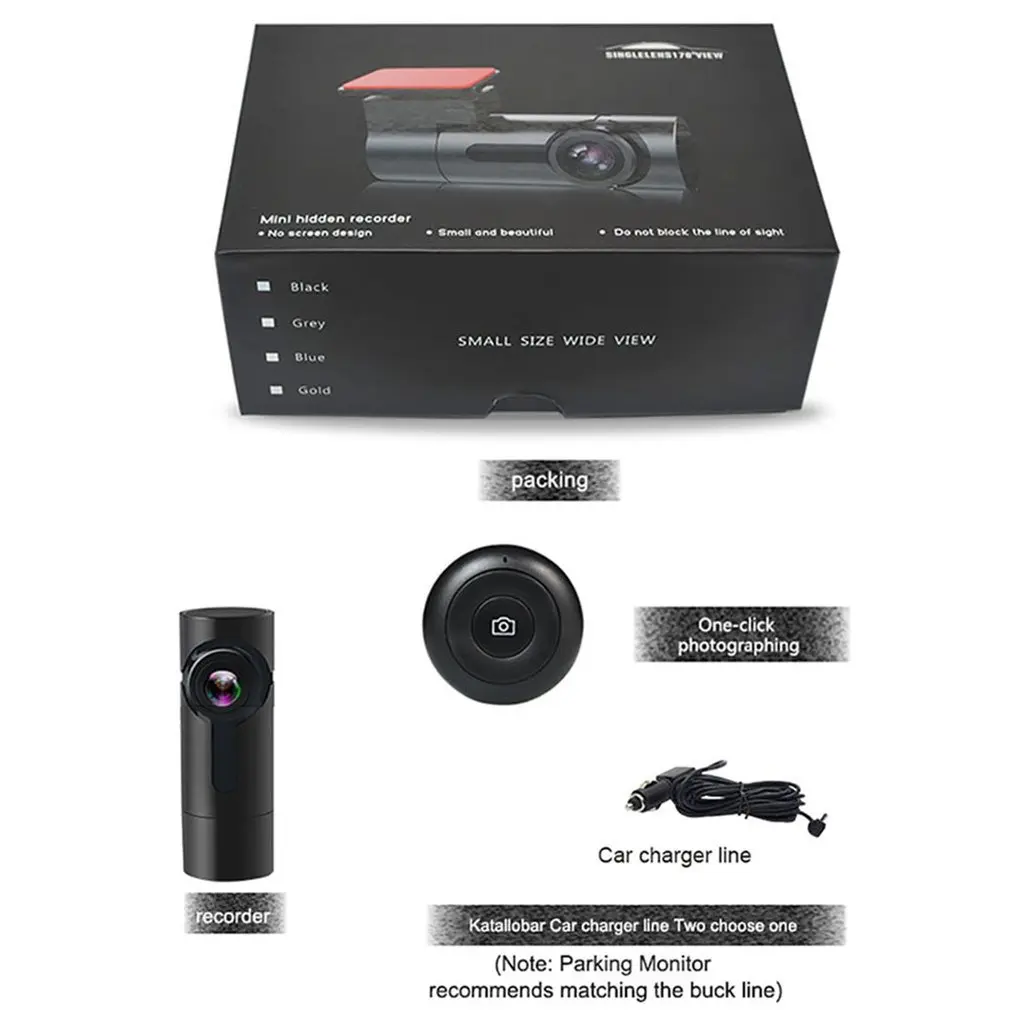 

G6-2S Car Dvr Dash Camera 1080P Wifi 170 Degree Wide Angle Mini Night Vision Car Driving Recorder Video Recorder