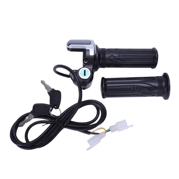 Universal 24V Ebike Throttle Handlebar With Led Meter Display Indicator Speed Display Key Lock For Electric Scooter Twist Thrott
Universal 24V Ebike Throttle Handlebar With Led Meter Display Indicator Speed Display Key Lock For Electric Scooter Twist Thrott