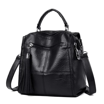 2019 Luxury Designer Women Multipurpose Backpacks Mochila Tassel Card Purse Female Large Capacity Soft Leather Shoulder Bags
2019 Luxury Designer Women Multipurpose Backpacks Mochila Tassel Card Purse Female Large Capacity Soft Leather Shoulder Bags