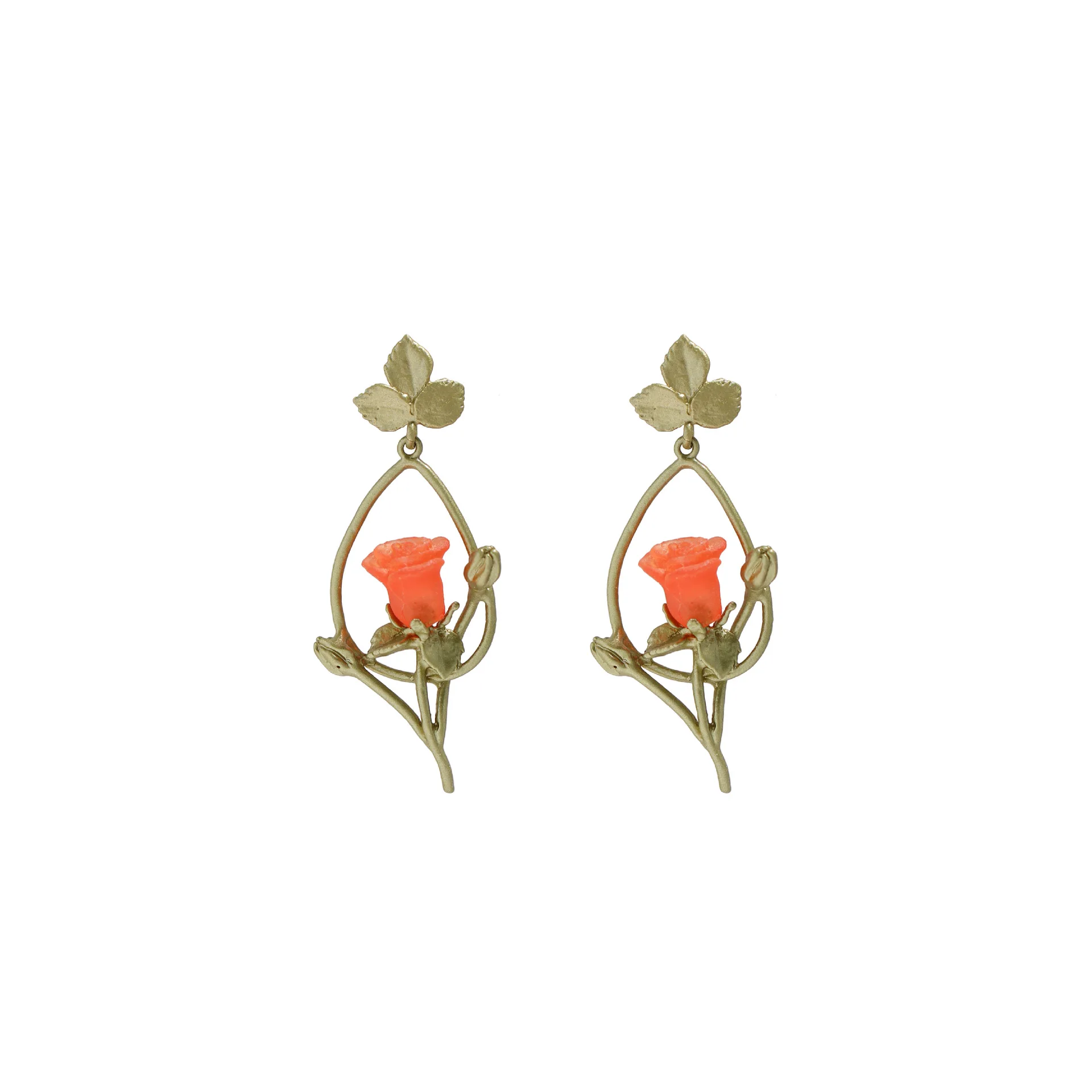High-end atmosphere Light rose plant garden serie earring S925 luxury temperament
High-end atmosphere Light rose plant garden serie earring S925 luxury temperament