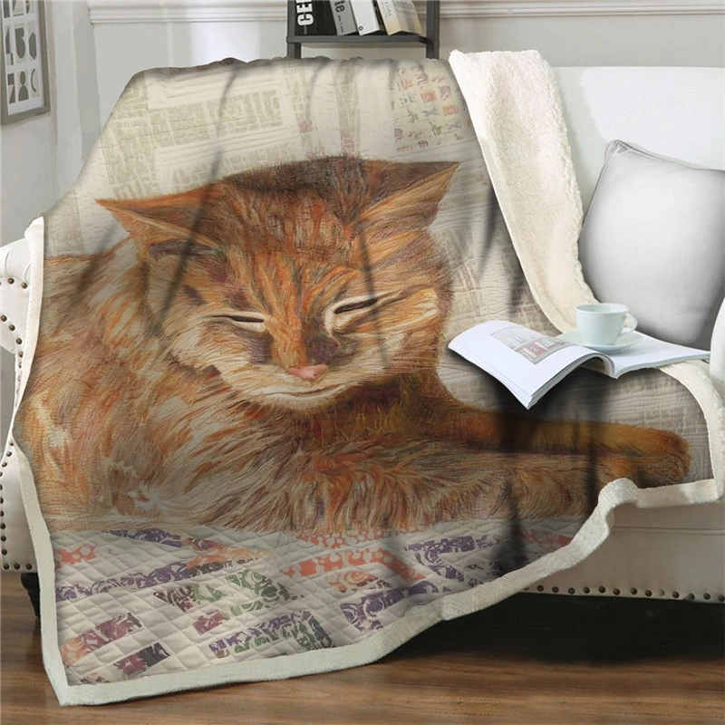 Спящая кошка, 3D Милый принт животных, сохраняющее тепло плюшевое покрывало, s на кровати, домашний текстиль, подарок на день рождения, одеяло для пикника
Спящая кошка, 3D Милый принт животных, сохраняющее тепло плюшевое покрывало, s на кровати, домашний текстиль, подарок на день рождения, одеяло для пикника