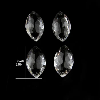 2PCS/lot 38mm crystal pendant glass chandelier prism parts for home wedding decoration 
2PCS/lot 38mm crystal pendant glass chandelier prism parts for home wedding decoration