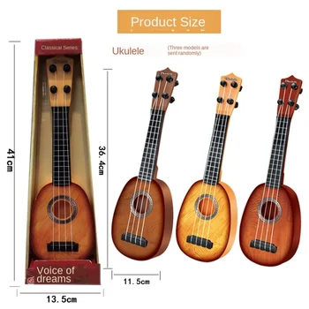 Mini Beginner Classical Safe Simple Ukulele Guitar 4 Strings Educational Musical Concert Instrument Toy for Kids Christmas Gift
Mini Beginner Classical Safe Simple Ukulele Guitar 4 Strings Educational Musical Concert Instrument Toy for Kids Christmas Gift
