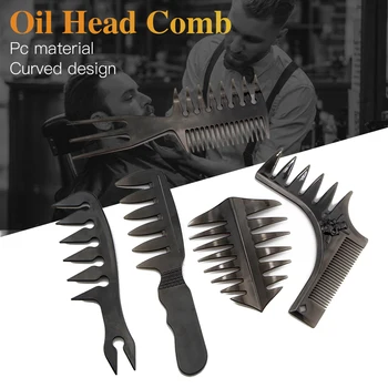 5-piece Set Oil Head Comb Set Heat Resistant Anti-static Durable Wide Comb Kit Styling Tools Men's Styling Tools
5-piece Set Oil Head Comb Set Heat Resistant Anti-static Durable Wide Comb Kit Styling Tools Men's Styling Tools