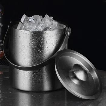 Home Kitchen Easy Clean Ice Bucket Party Wine Cooler Double Wall Insulated Large Capacity Bar Stainless Steel 2L With Handle
Home Kitchen Easy Clean Ice Bucket Party Wine Cooler Double Wall Insulated Large Capacity Bar Stainless Steel 2L With Handle